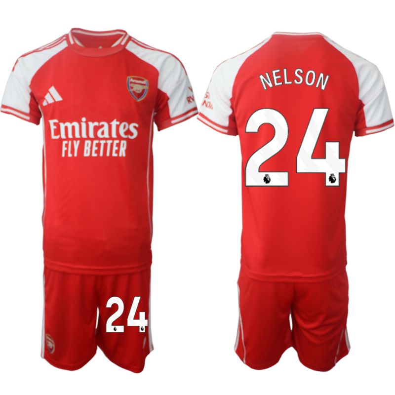 Men 2025-2026 Season Club Arsenal home red #24 Soccer Jersey->arsenal jersey->Soccer Club Jersey